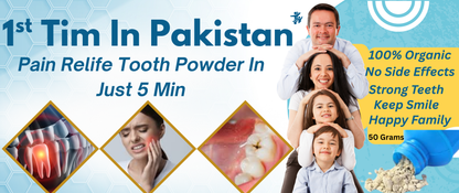 U&G"®" Organic Tooth Powder (Pain Relife In Just 5 Min)