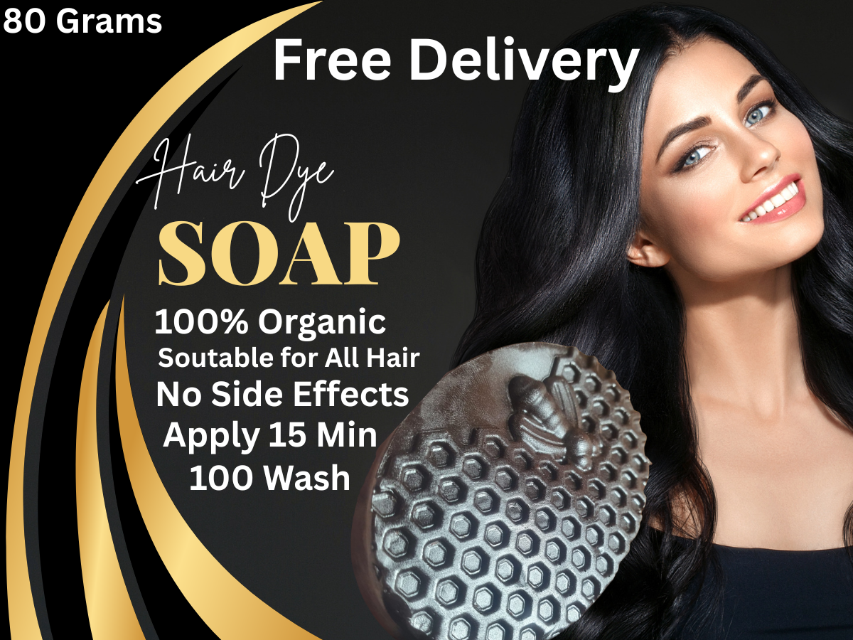 U&G® Black Hair Darkening Soap Bar