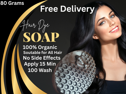 U&G® Black Hair Darkening Soap Bar